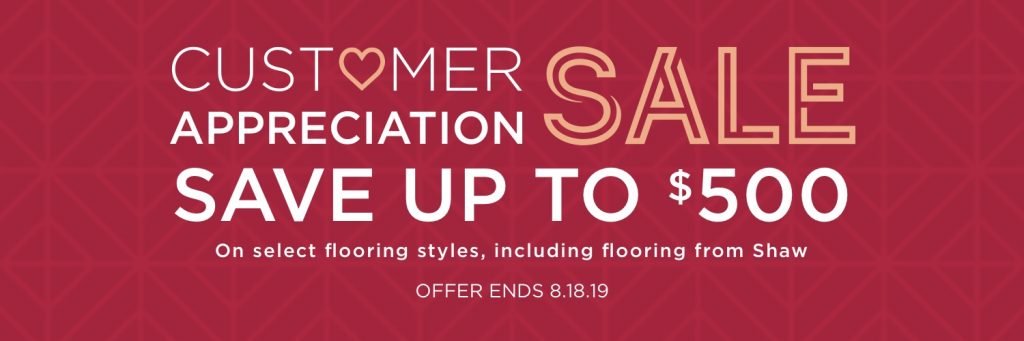 Customer appreciation sale banner | Bowling Carpet