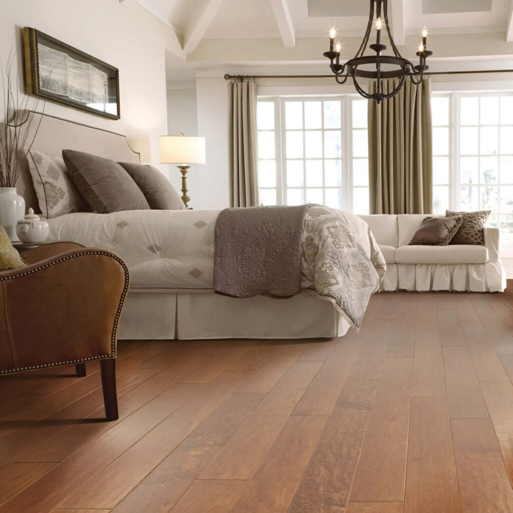 Bedroom Hardwood Flooring | Bowlings Flooring